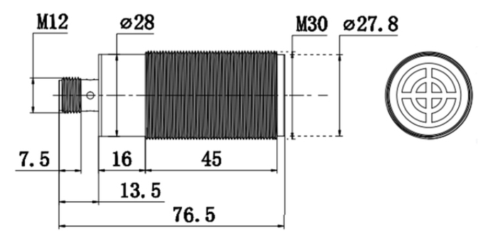 Uma comunicação impermeável padrão 1 de Modbus RS485 do leitor de ISO15693 RFID