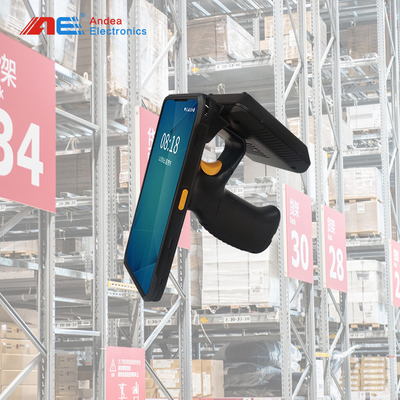 O terminal Handheld do inventário RFID da exploração do armazenamento apoia comunicações múltiplas e o código de barras e o varredor do QR Code